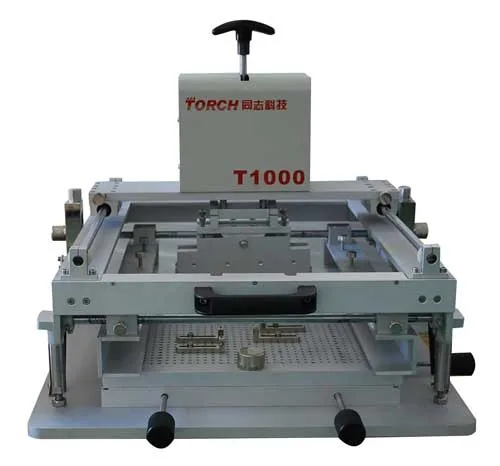 Cost Effective Semi-Automatic Stencil Printer Compatible with Standard Frames