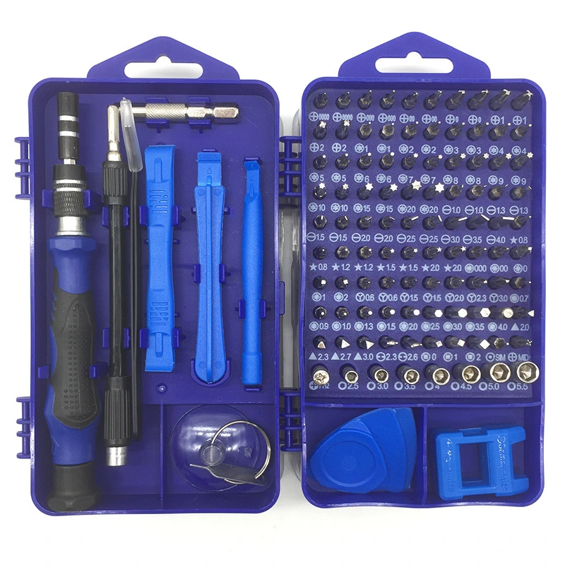 Kit d'outils matériels 115PCS Kit manuel Kit de réparation automobile Réparer le jeu d'outils à main pour usage domestique général