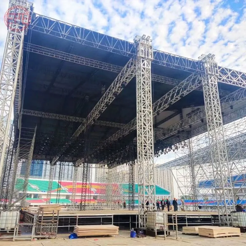 Musician Festival Concert Outdoor Performance Lighting and Sounding Truss