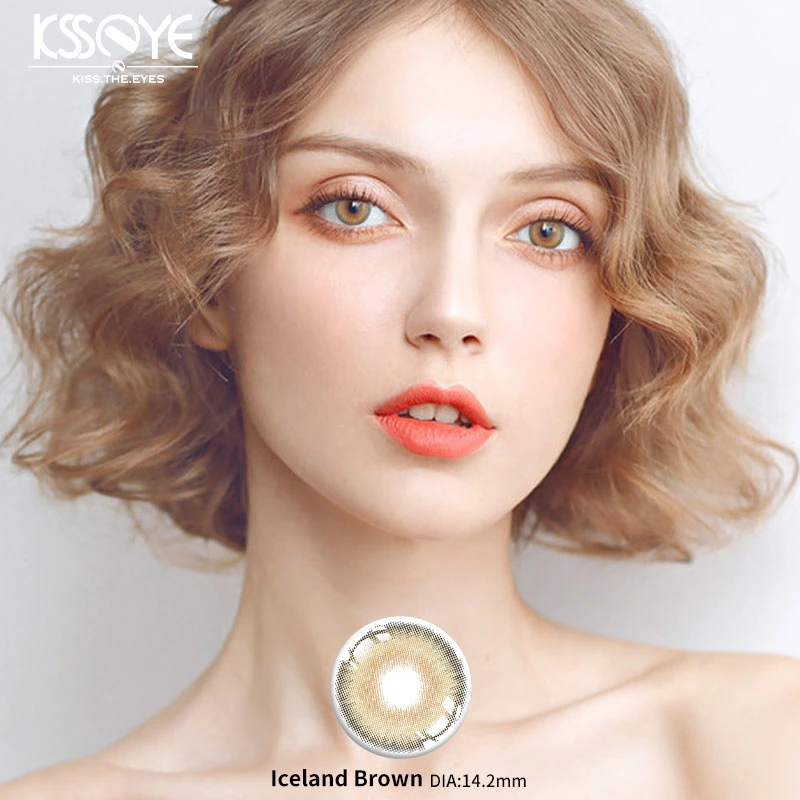 Горячий стиль Оптовая Цветовая Контакт объектив Soft Natural Look Half Годовое одноразовое косметическое контактные линзы /CAN OEM или ODM