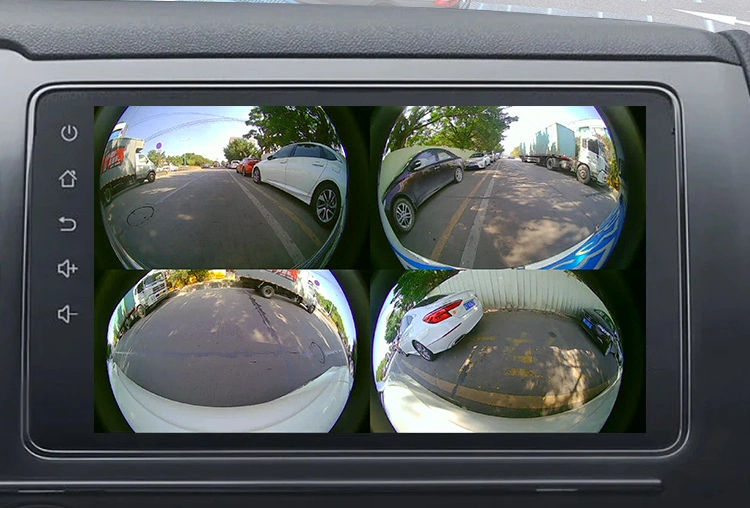 Wemaer OEM 3D 360 Bird View Car Split CVBS VGA Ahd Can Surround Camera System for Universal