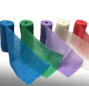 Coulée Bande, cohésive Bandage médical échantillon gratuit en fibre de verre tricoté Matériaux médicaux personnalisés &amp; accessoires