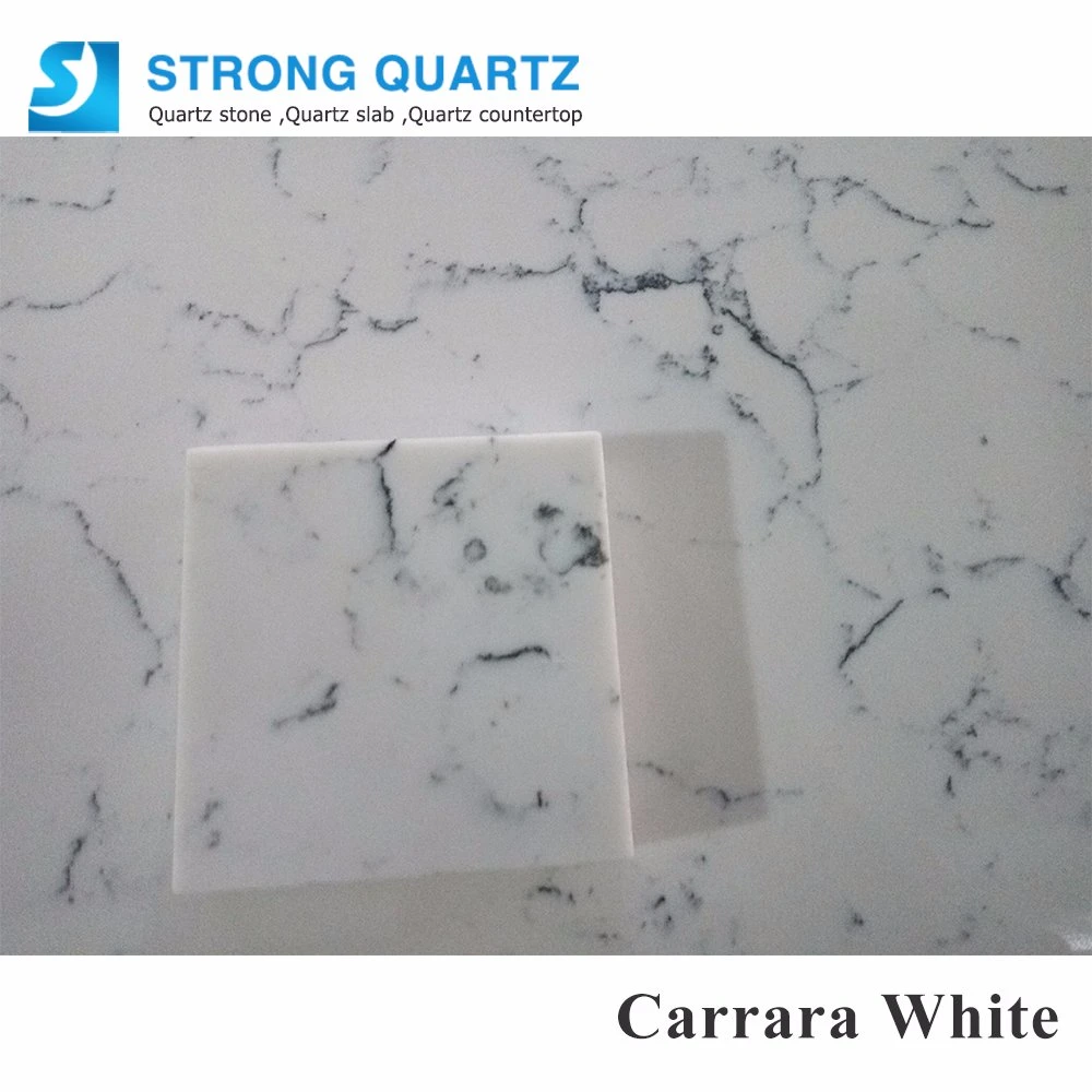 Prefab Chinese Polished Star/Sparkle /Cararra /Calacatta White/Black/Grey/Yellow/Blu/Beige/Red Artificial /Engineered Quartz Stone Slabs