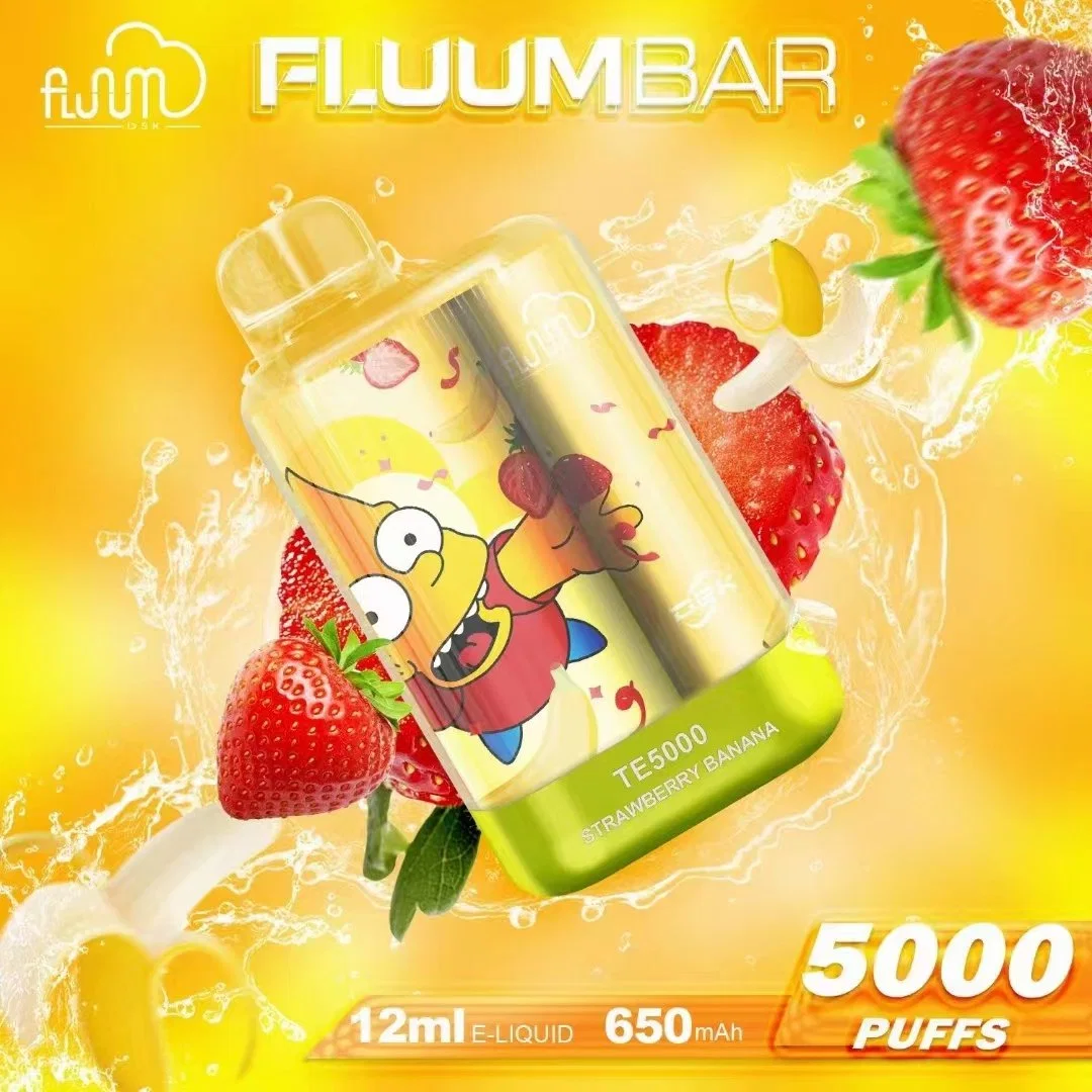 2023 Nuevo Fluum Popular Te5000 Puff Bar 0%/2%/5% nicotina desechable VAPE recargable E-cigarrillo perdido humo VAPE