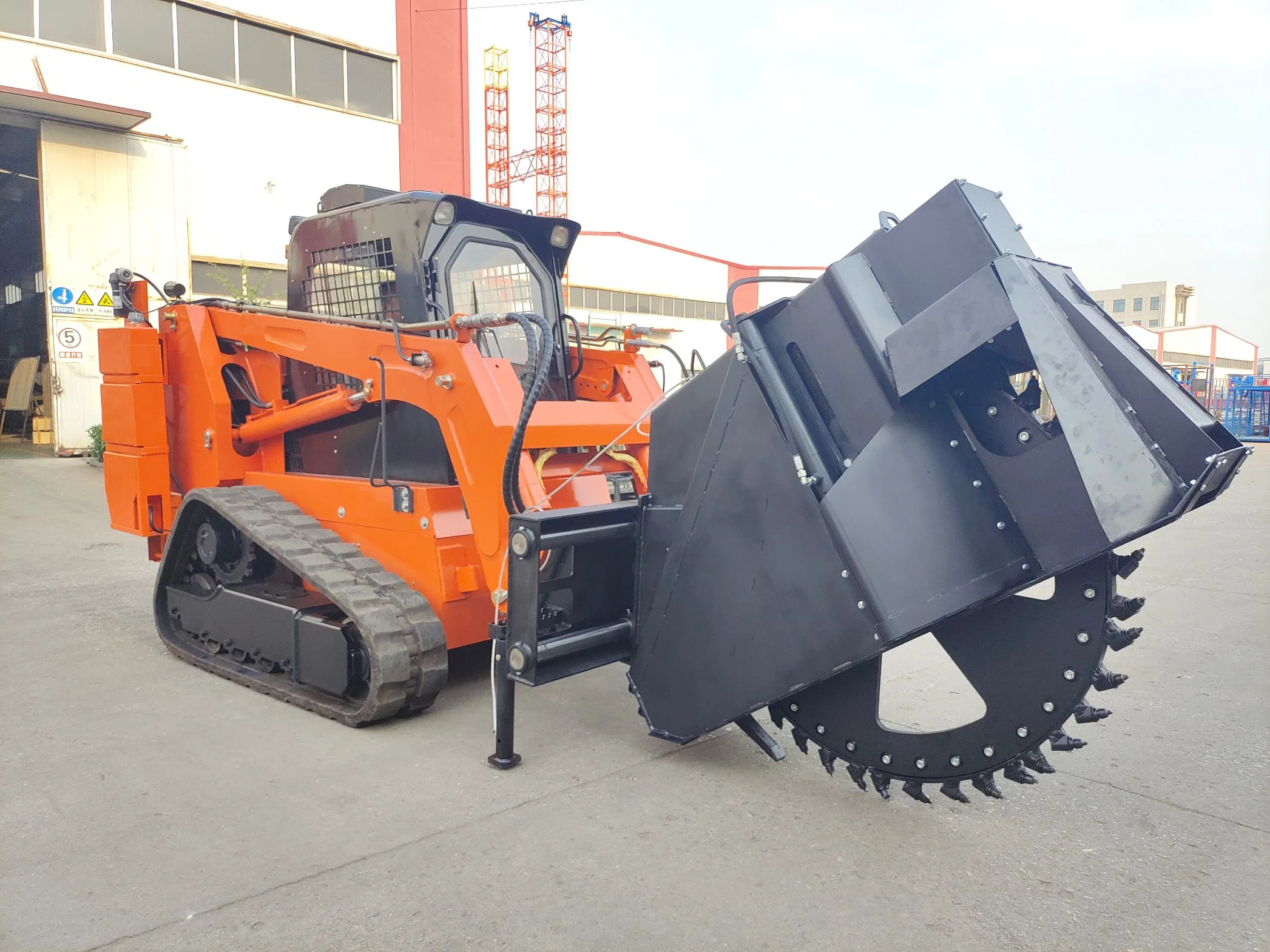 Price of Skid Steer Front End Loaders with Wheel Saw for Sale