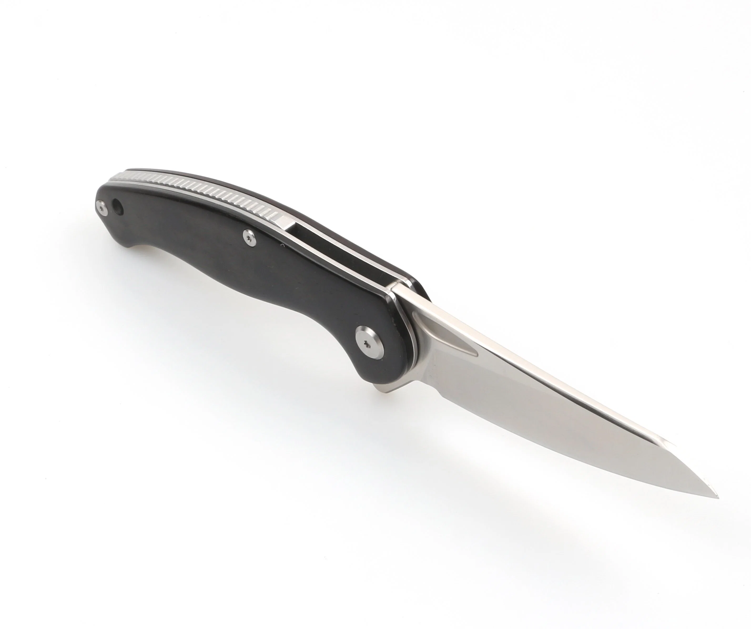 8.5" High quality/High cost performance  D2 Tool Steel Pocket Knife with Ebony Wood Handle (SE-K009)