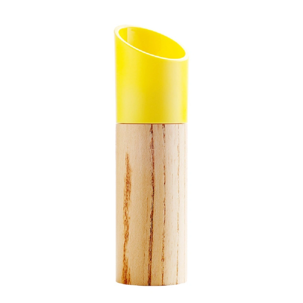 Refillable Wooden Salt and Pepper Organic Sustainable Mill Set Adjustable Coarseness Wbb17862