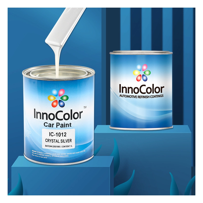 Acrylic Car Paint Innocolor Good Performance Paint Mixing System Automotive Refinish Pearl White Metallic 2K Primer