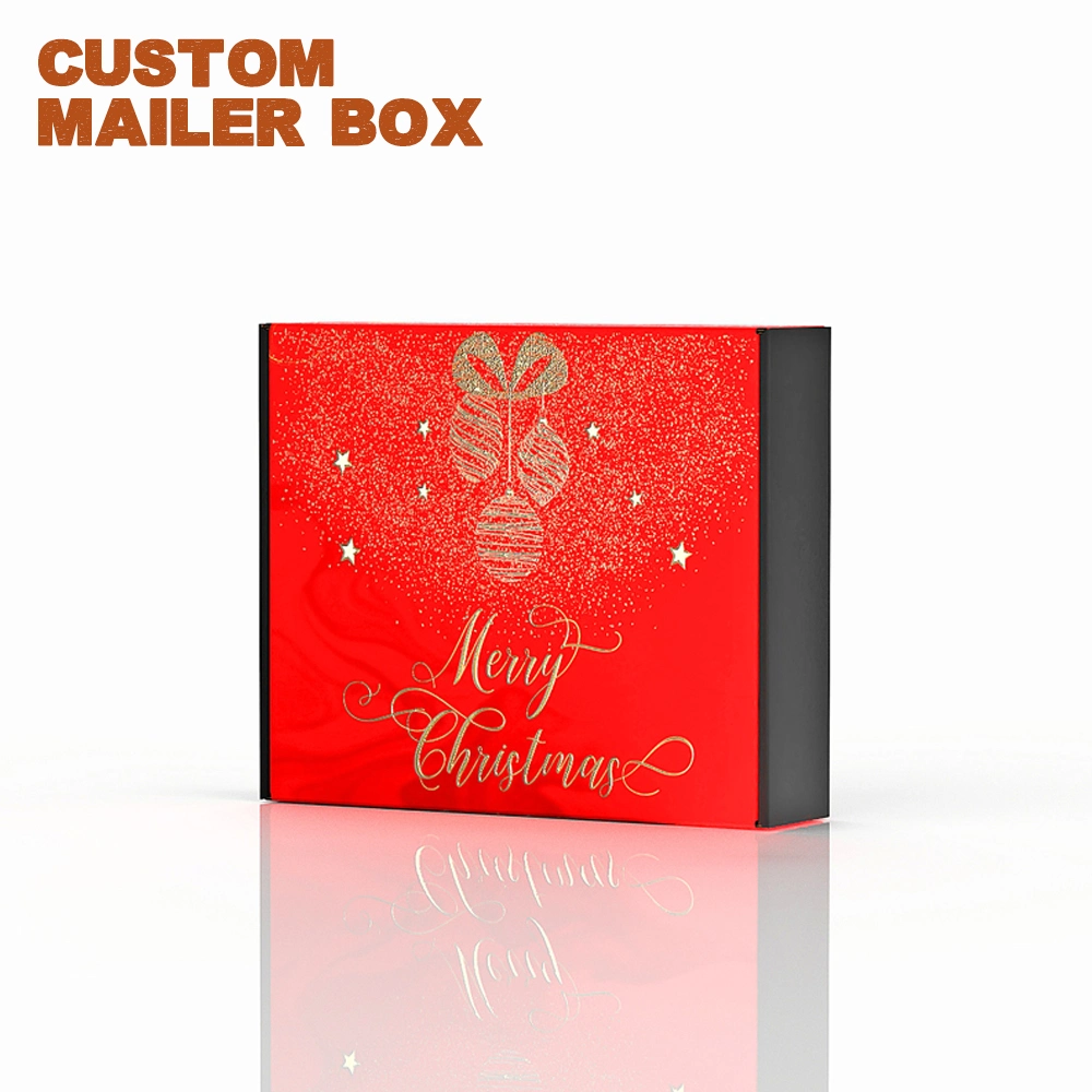 Custom Christmas Decoration Creative Printed Logo Gift Mailer Box Packaging Box Paper Box Corrugated Box Storage Box Shipping Box