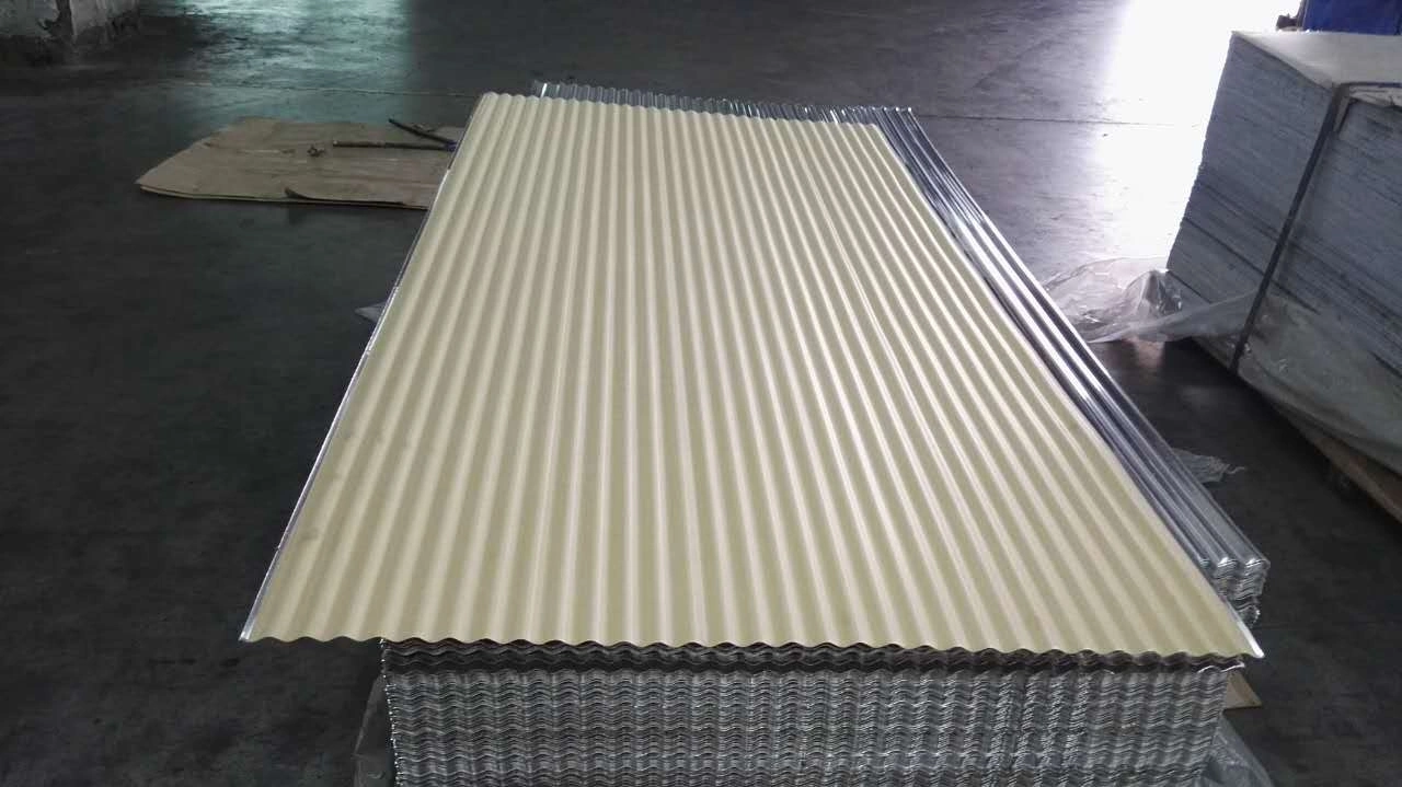 Aluminum Corrugated Sheet with Poly Craft Paper for Moisture Barrier