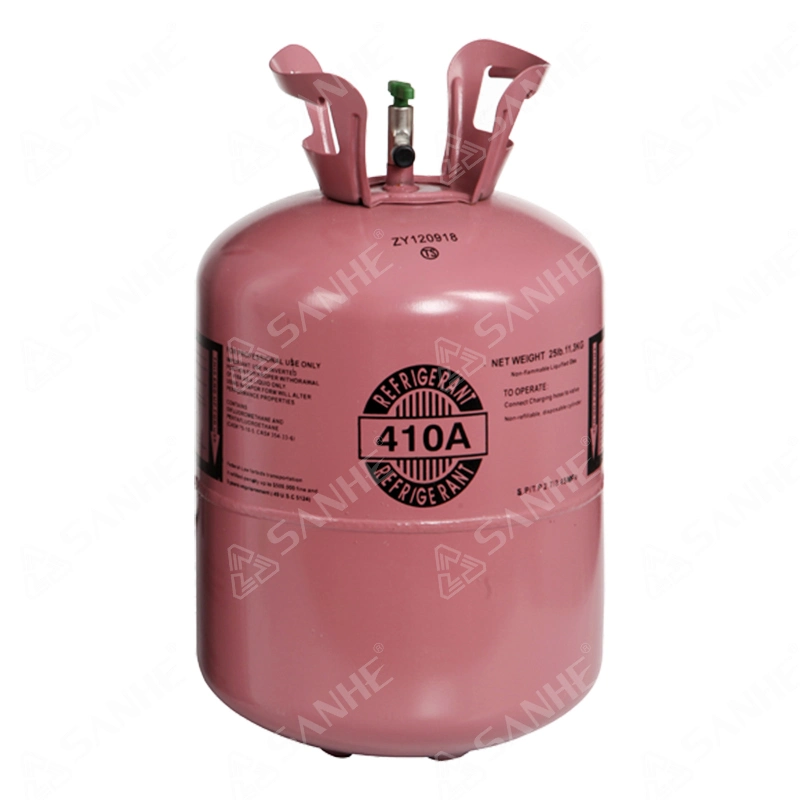 Wholesale 99.9% Purity 10kg Cylinder Refrigerant Gas R410A