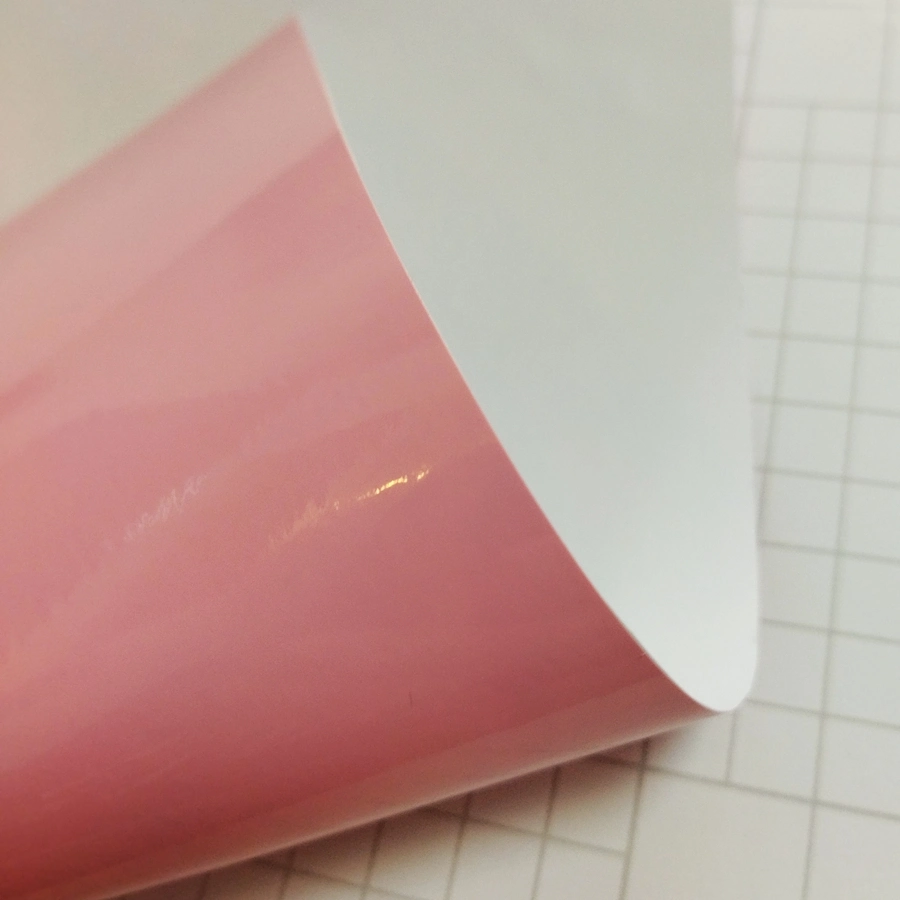 Solid Soft Pink Colored Vinyl PVC Lettering Vinyl LC0812