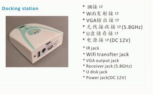 Accès sans fil Sony CCD intraoral Caméra avec WiFi et un port VGA