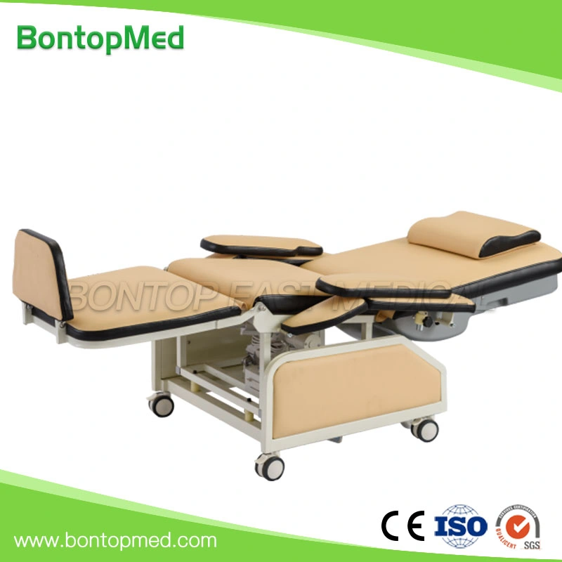 Factory Hot Sale High quality/High cost performance  Hospital Electric Infusion Blood Donation Chair Reclining Dialysis Chair with Low Price