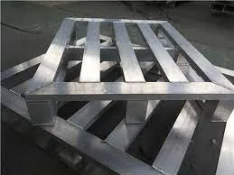 Light Self Weight Heavy Duty Aluminum Pallets Aluminum Trolley