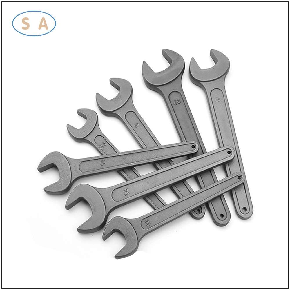 Electric Galvanized Heavy Duty Forging Steel Open End Wrench