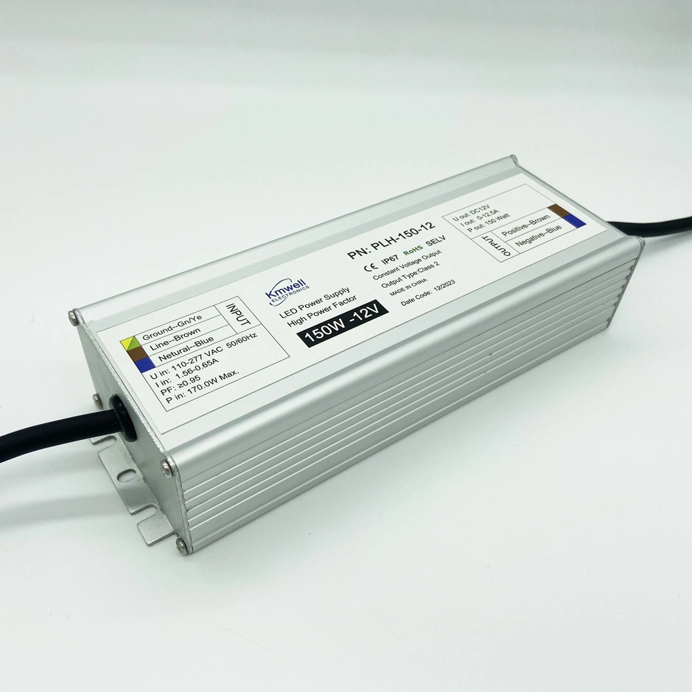 Plh-150-12 150W12V 24V 36V 48V Waterproof IP67 Control LED Driver for Street Lamps