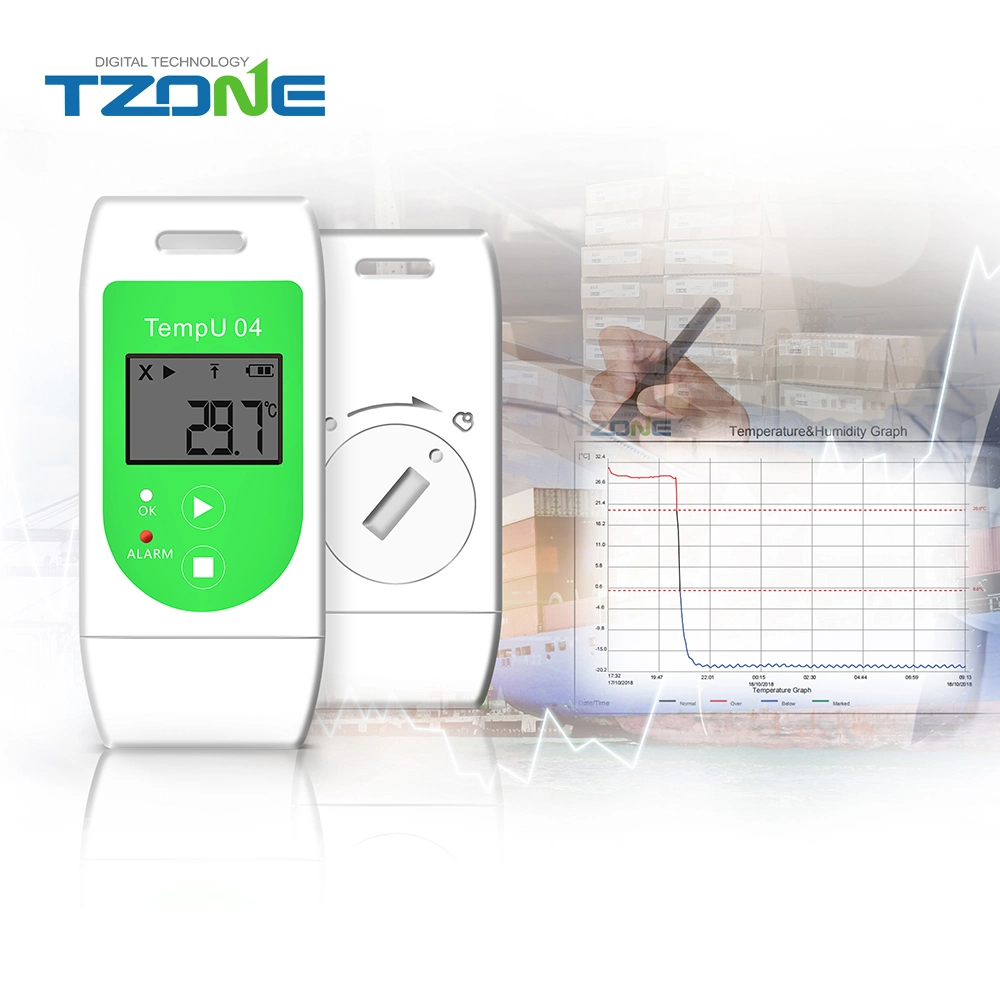 Temperatur Feuchte Datenlogger LCD-Display Temperatur/Rh USB-Datenrekorder 32000 Daten