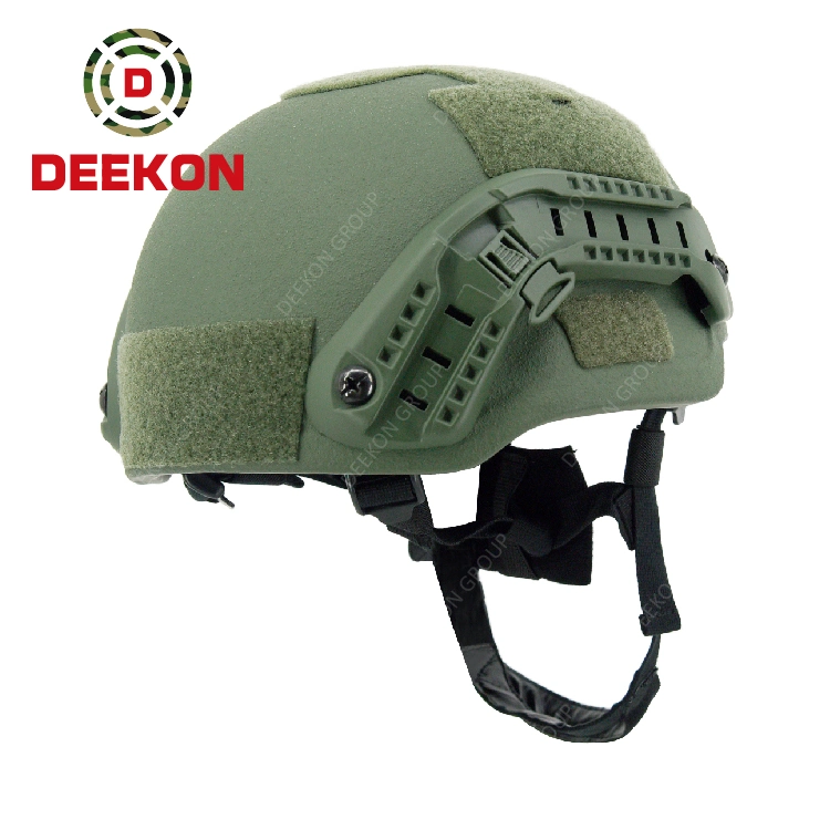 Military Green Color Bulletproof Mich 2000 Ballistic Helmet