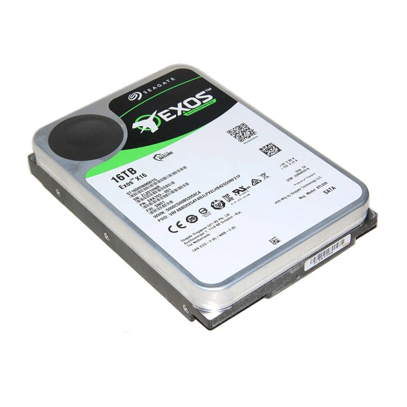 Seagate EXOS 16 to St16000nm001g Enterprise HDD St16000nm002g X16 SATA 6 Go/S. Disque dur interne de 3.5 pouces de cache de 512 Mo/4 Ko à 7200 tr/min