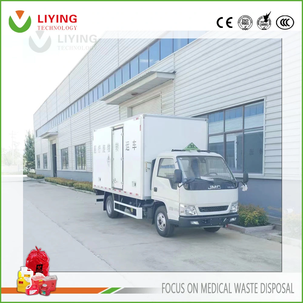 Hospital Clinical Waste Disposal Van Truck Medical Refuse Transfer Truck