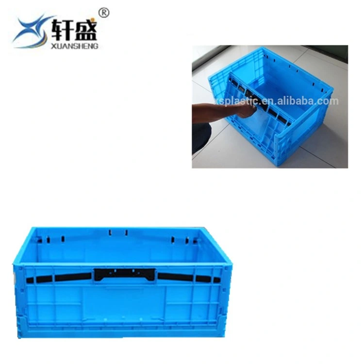 Folding Plastic Stackable Utility Box, Foldable Storage Box