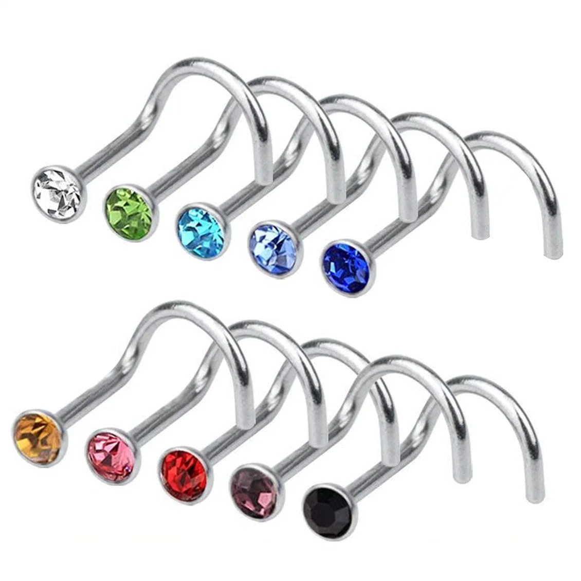 G23 Nose Stud Titanium Alloy Jewelry Body Piercing