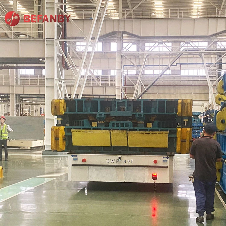 Foundry Plant Electric Railroad Car for Production Line Railless Transfer