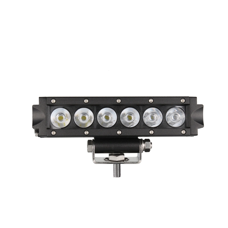 Best-Selling 24W 7inch Single Row 12/24V LED Light Bar for Auto Car Truck Offroad Tractor