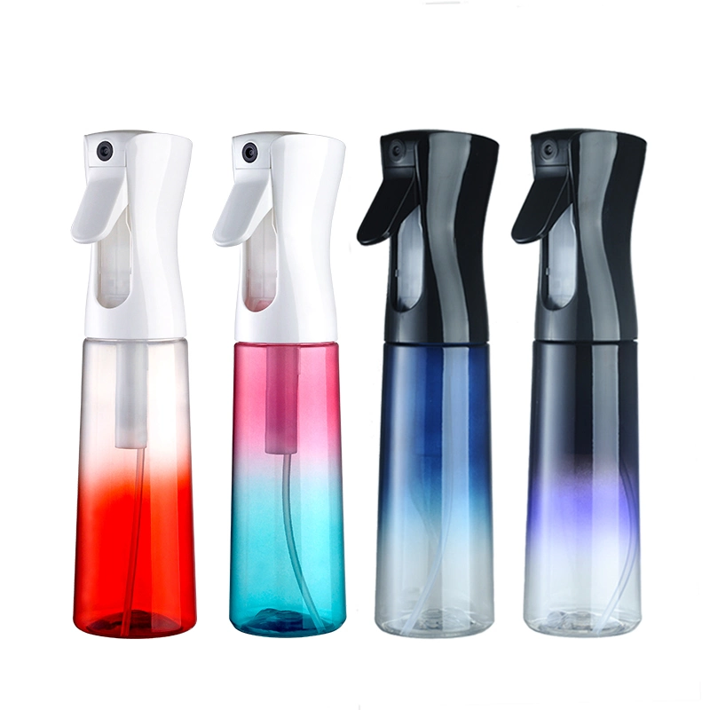 200ml 300ml Fine Mist Cute Water Sprayer Plastic Alchohol Hairdresser Wholesale Spray Bottle 2021 Color