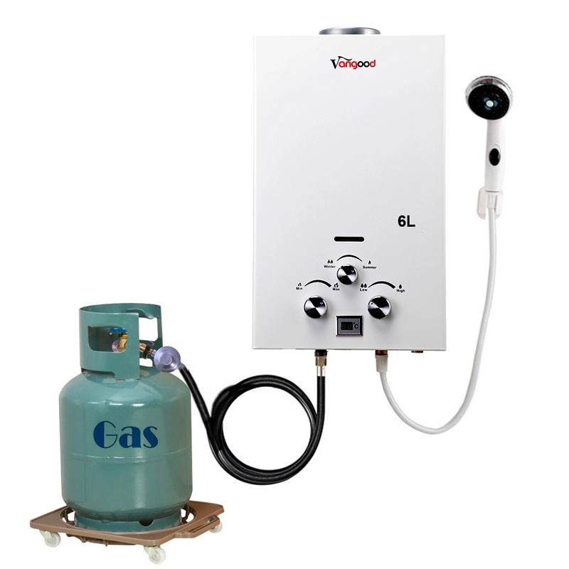 China Tankless Instant caliente Natural propano Gas de baño Ducha Gas Calentadores de agua