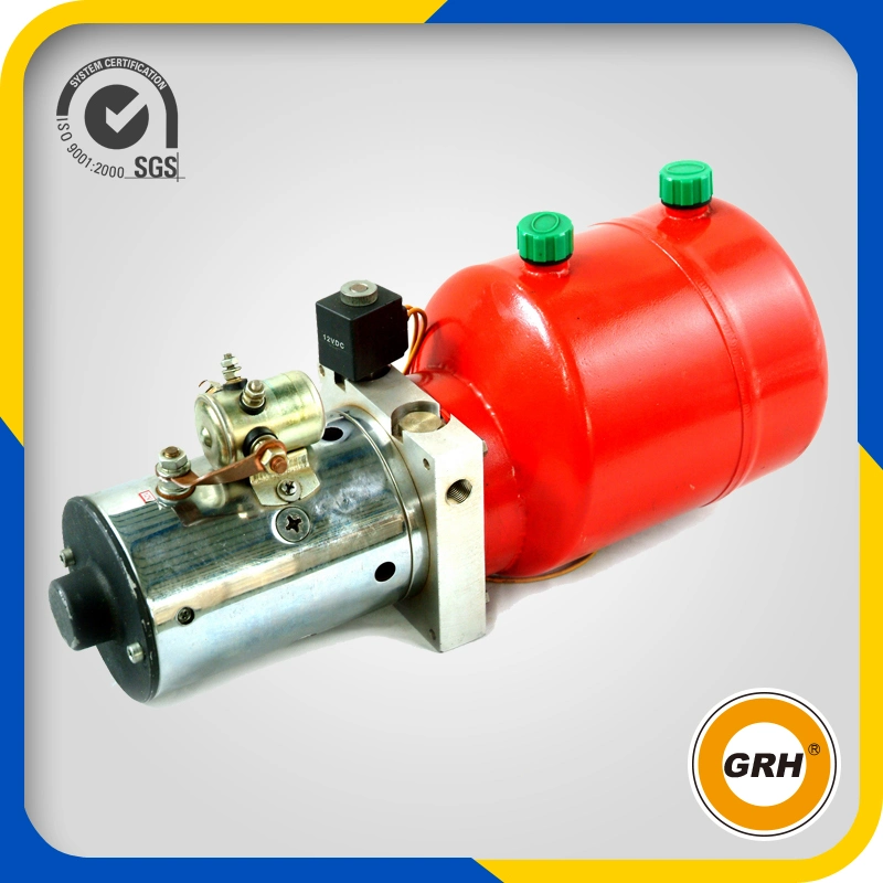 DC 12V de la unidad de potencia hidráulica de doble acción para la carretilla elevadora eléctrica Mini Horizontal