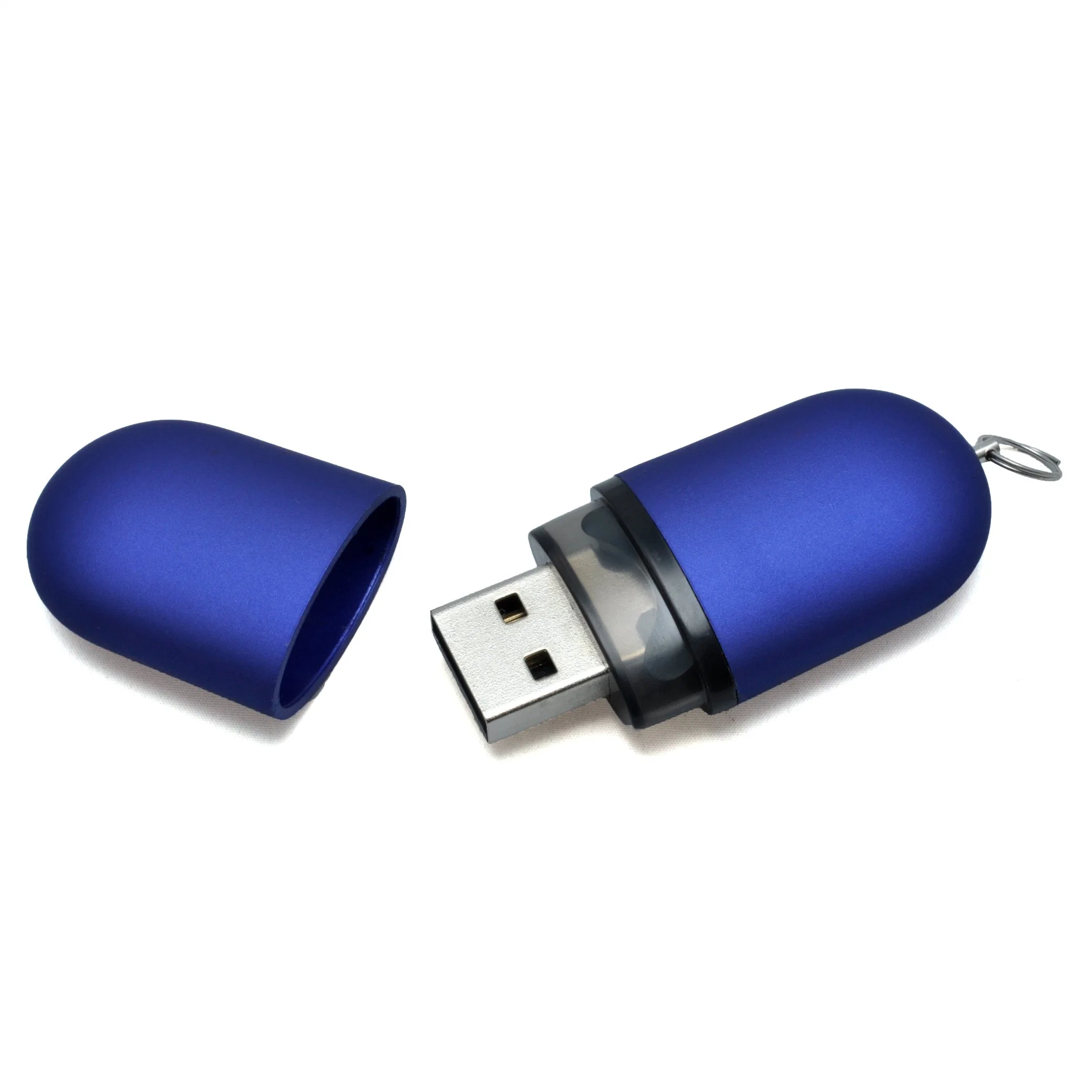 1-256GB Capsule-Shaped USB Flash Disk Color Optioanl with Keyring Full Capacity