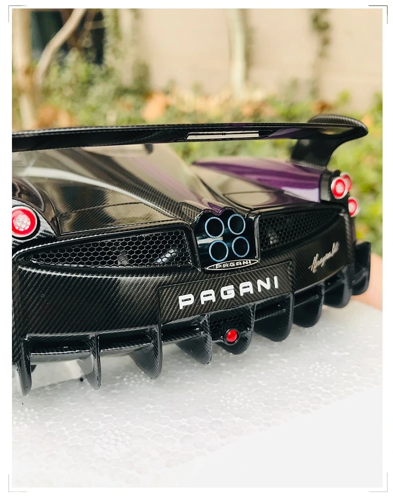 1: 18 Pagani Huayra Wind Son Huaya Bc Car Model Car Model Sports Car Collection Gift Purple