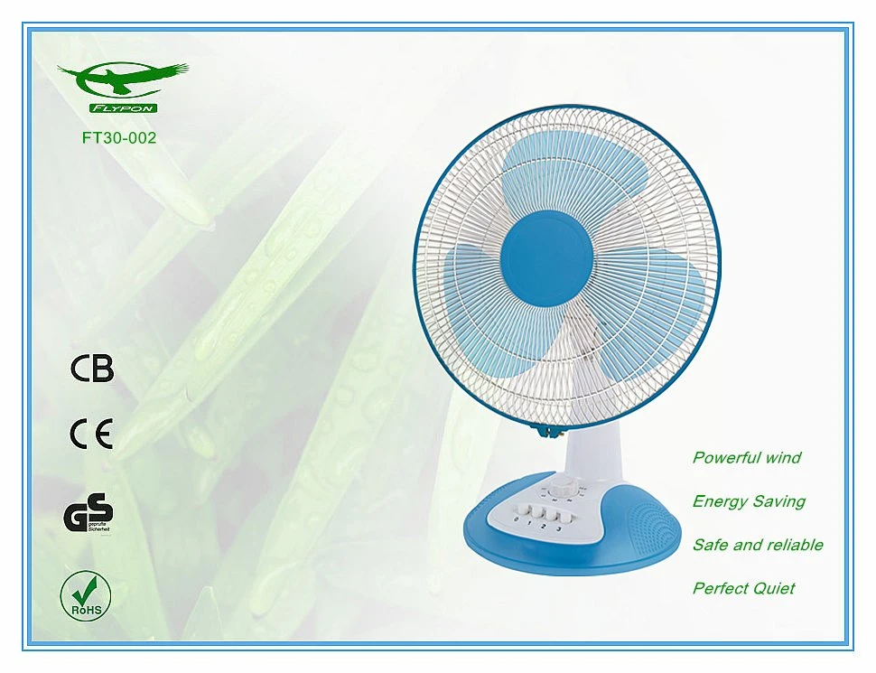 12 Inch Blue portable Desk Table Fan for Home