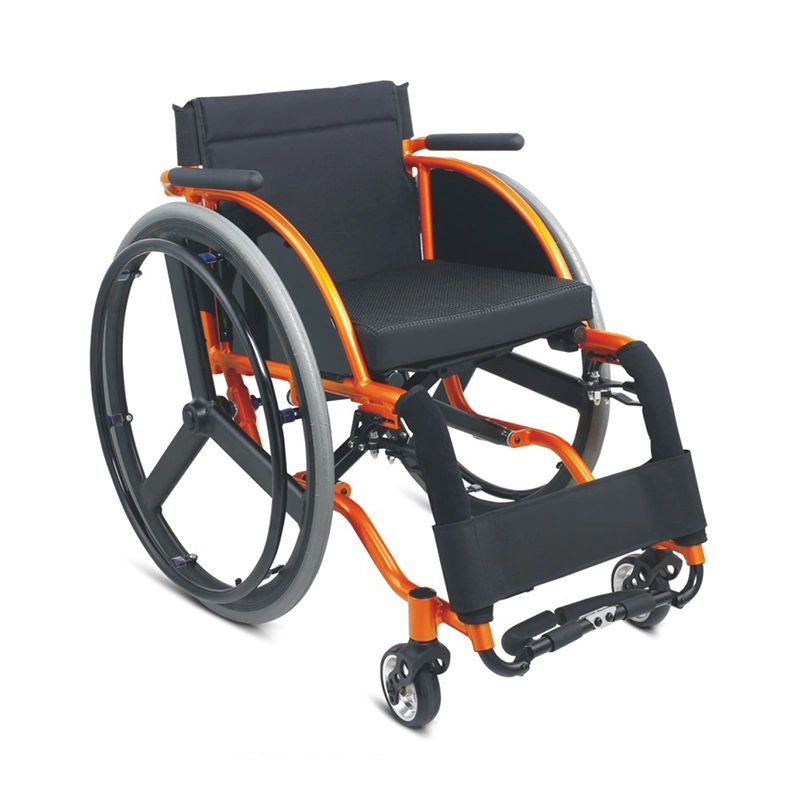 fashion Lightweight Folding Manual Leisure Sports Wheelchair for Disabled