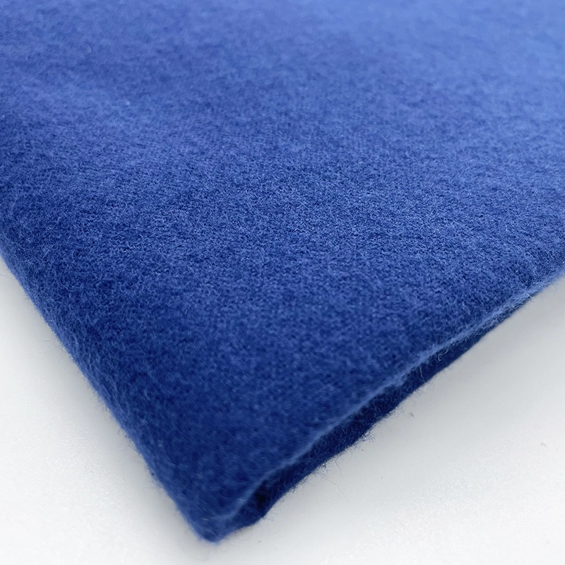 Woven Plain Dyed Fabric 100% Cotton Brush Flannel Fabric for Garment Breathable Soft