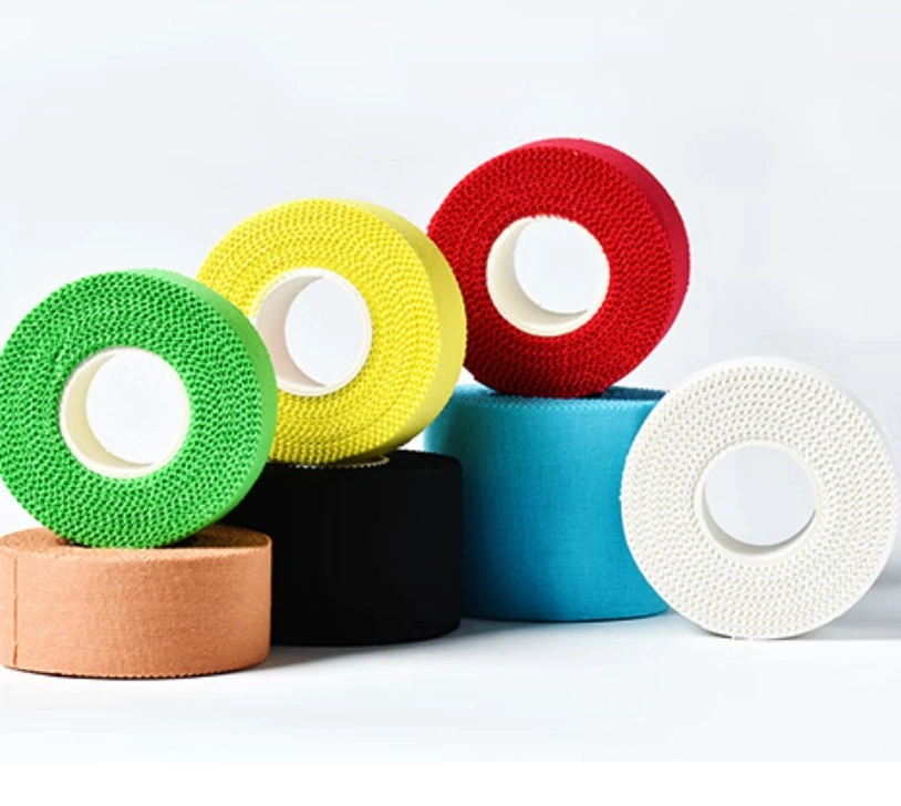 Colorful 3.8cmx9.14m /1.5"X10yards High quality/High cost performance  Taping Coach Tape Sports Tape Athletic Tape CE ISO FDA