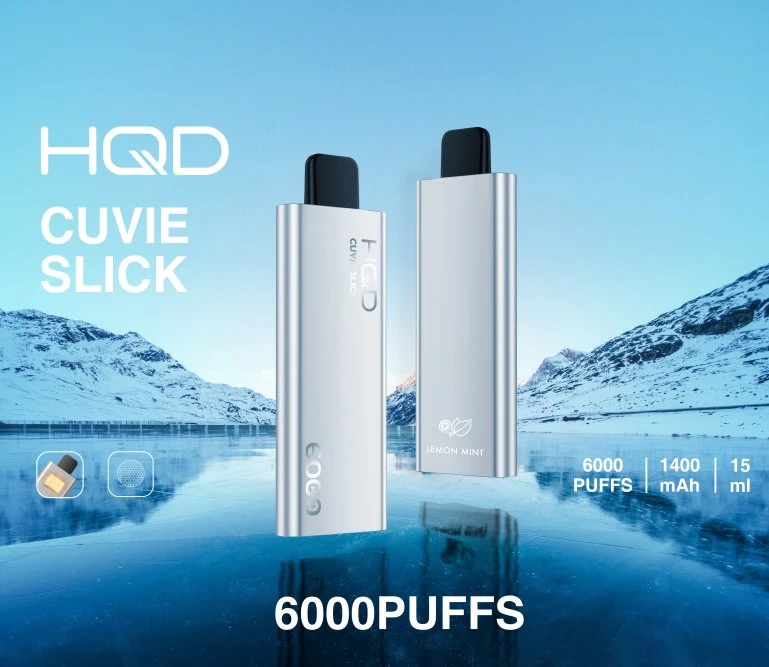 أحدث منتج Cqd أكرم سليك 6000uff 1400mAh 20cالنكهات قليل السمك أكثر من أي وقت مضى