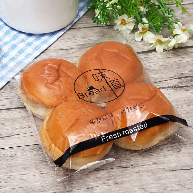 Food Grade Clear Bread Plastic Packing Bag for Bakery