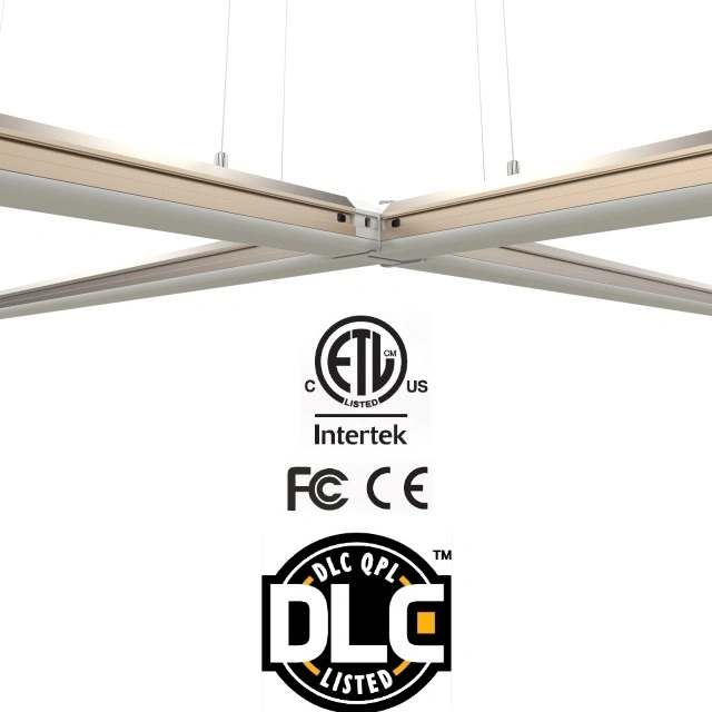 LED Linear Light Fixture with 5000lm Dimmable & ETL/Dlc for Commercial Lighting