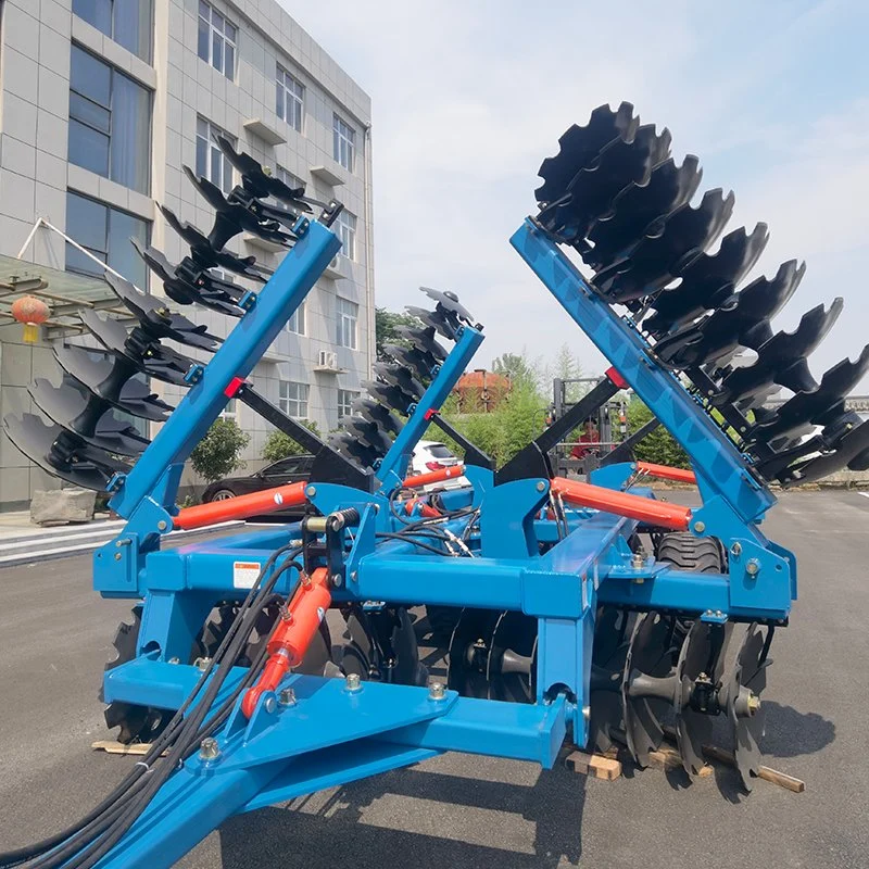 Agricultural Equipment Heavy Duty 120HP Tractor Mounted 36PCS Disc Harrow for Sale