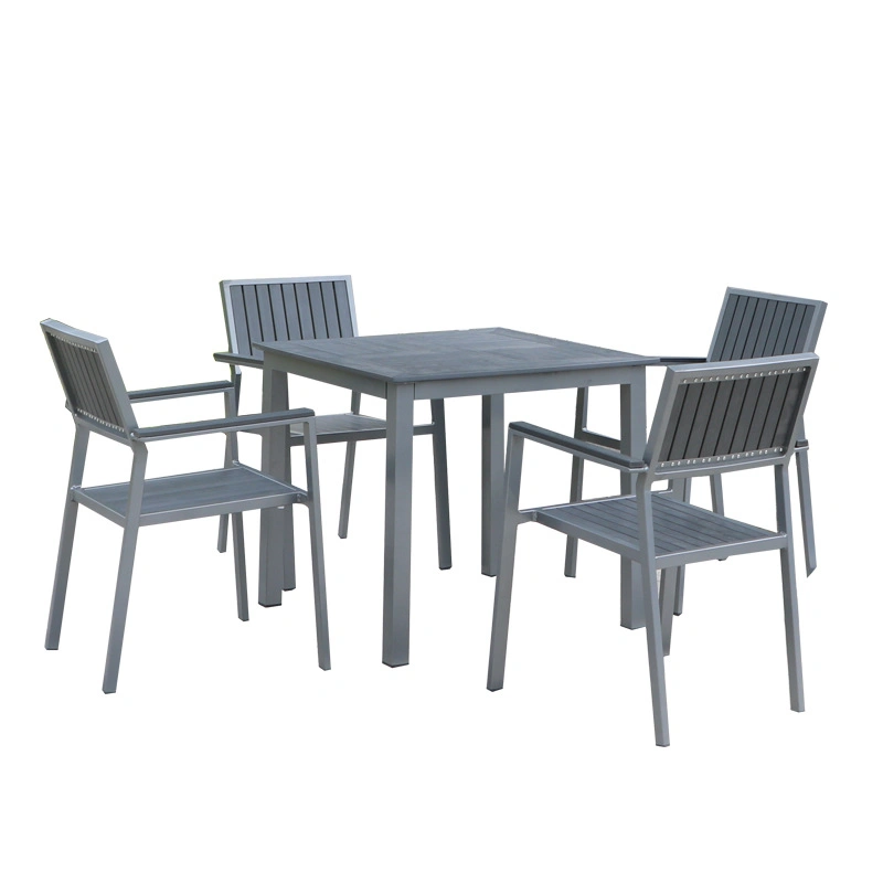 Outdoor Furniture with Durable Rope Woven Chair Commercial Used Restaurant Dining Armchairs