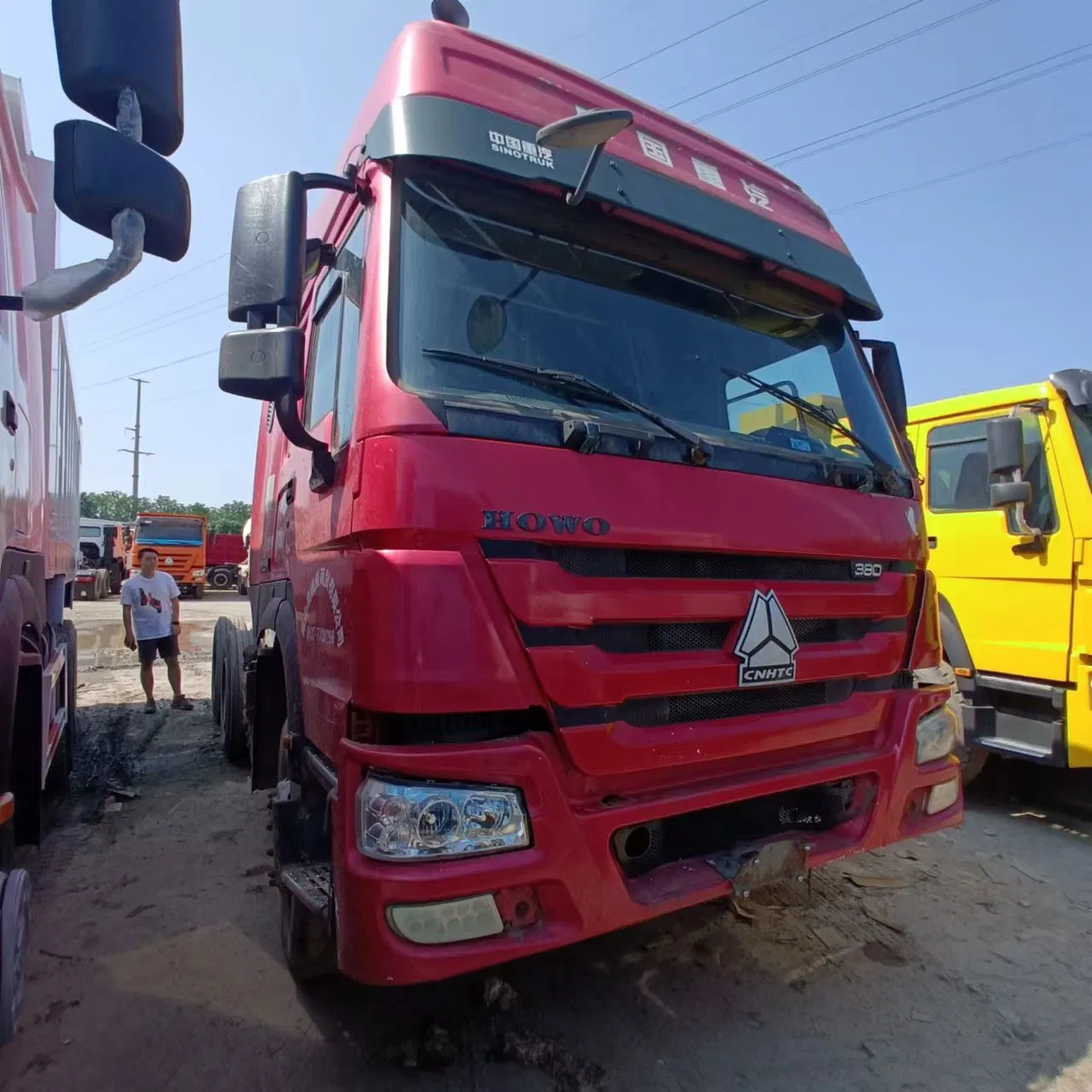 10 ruedas 371HP tractor camión cabeza de remolque cabeza de tractor segundo Dúmperes de servicio pesado de mano camión de ripper 6X4 camión de descarga caliente Venta