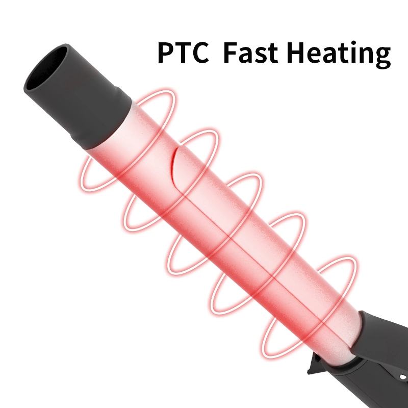 ديسكو سعر الجملة طويل برميل خزفية لوحات أدوات تسريح الشعر PTC الشعر المسطّحة Ion Curling تسخين سريع