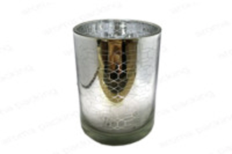 Luxury Round Base Candle Jars with Gold Rim for Candle Making