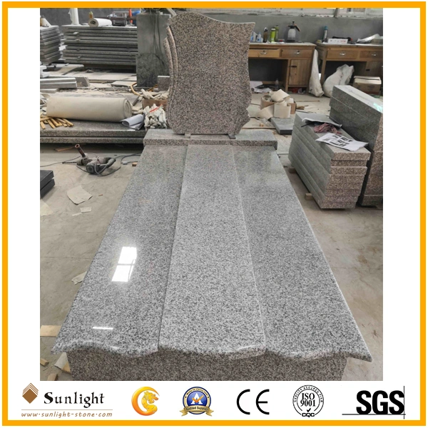 Customize Shanxi Black/G603/G664/G623 Granite Stone Europe Monuments Tombstone