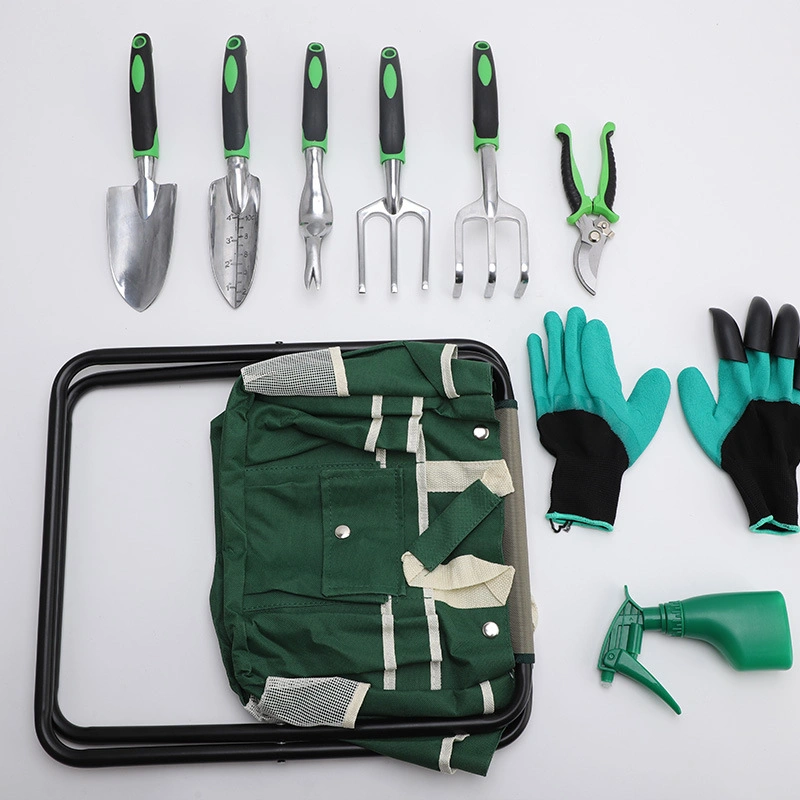 Garden Tool Set with Stainless Steel Trowel