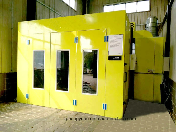 Hongyuan Hochwertige Spray Booth Cabina De Pintura Auto Malerei Zimmer mit Gas Diesel Abfall Öl Brenner Infrarot Elektro-Heizung Reifenwechsler, Radausgleichswelle