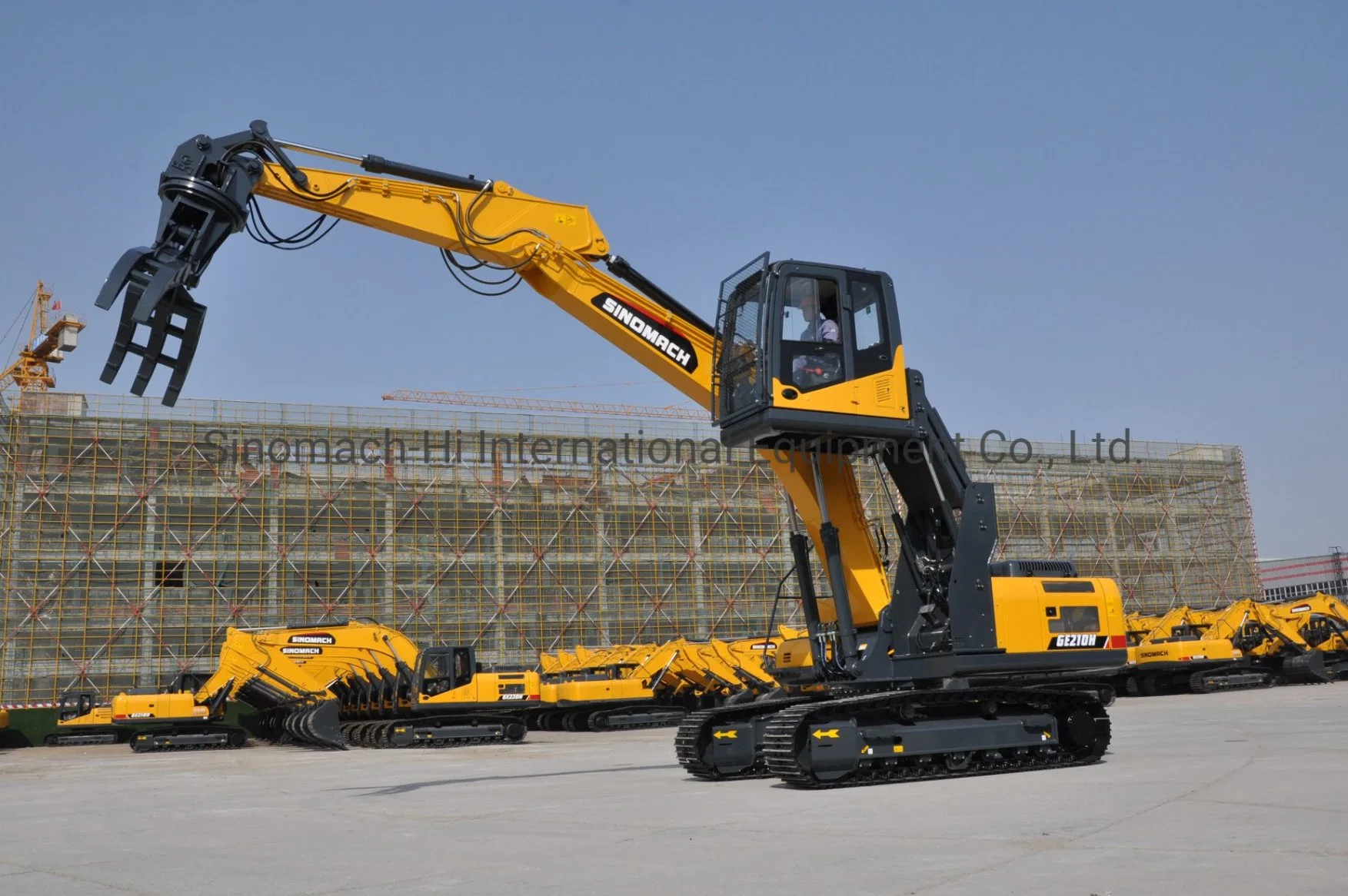 Changlin Sinomach New Style Lengthened Boom Excavator with Liftable Cabin